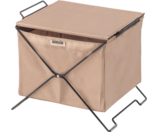 東谷 フォールディングバスケット ベージュ MIP-75BE 1個（ご注文単位1個）【直送品】