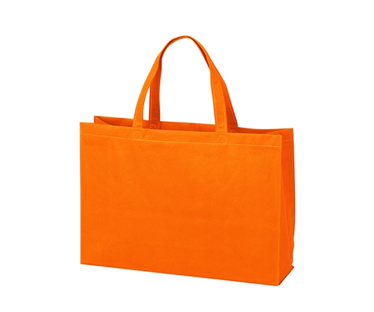 アズワン 不織布バッグ 角底中横 オレンジ 1箱(100枚入) LC0400AK00 1箱(ご注文単位1箱)【直送品】