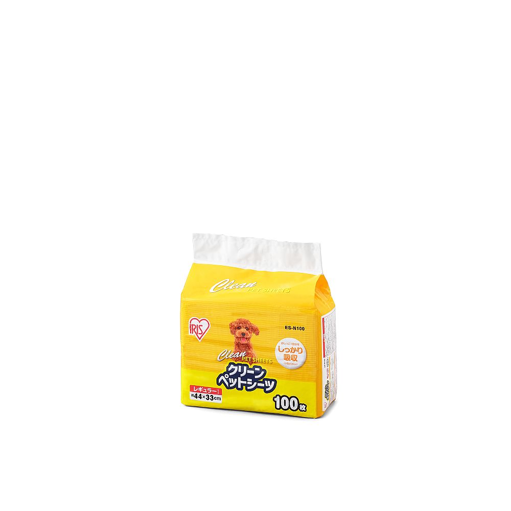 アズワン クリーンペットシーツ レギュラー100枚×4袋 ES-N100 1ケース（ご注文単位1ケース）【直送品】