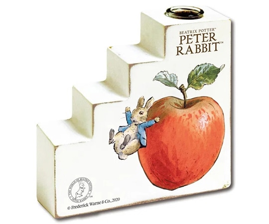 ユーパワー ピーターラビット? フラワーベース｢ピーターとりんご｣ PF-01402 1個（ご注文単位1個）【直送品】