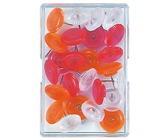 ミツヤ カラーハイタック画鋲 フルーツ 25本×20箱入 CHT-1500-F 1ケース（ご注文単位1ケース）【直送品】