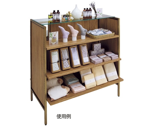 アズワン UR中央両面ラスティック柄 パネルタイプ ガラス天板セット 61-669-9-1 1セット（ご注文単位1セット）【直送品】