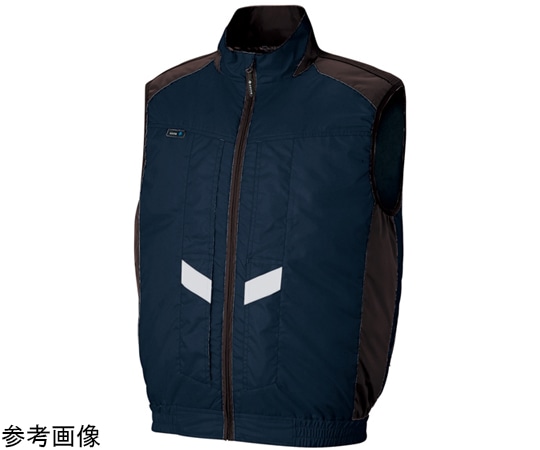 アイトス ベスト(空調服?)男女兼用 ネイビー M AZ-50297-008-M 1着(ご注文単位1着)【直送品】