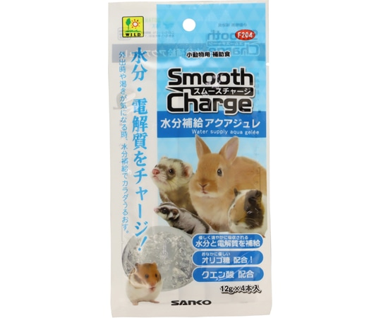 三晃商会 スムースチャージ 水分補給アクアジュレ 12g×4本入 F204 1パック（ご注文単位1パック）【直送品】