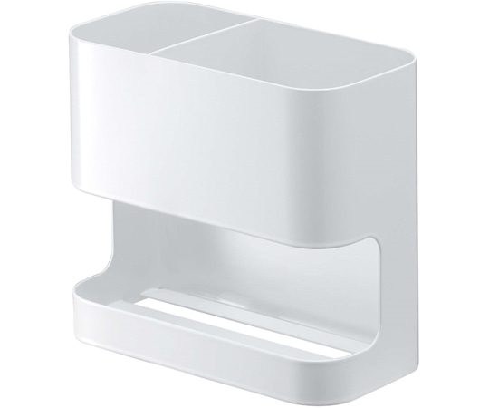 山崎実業 ドライヤー&ヘアーアイロンホルダー ボーテス ホワイト 7593 1個(ご注文単位1個)【直送品】