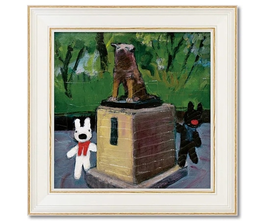 ユーパワー リサとガスパール アートフレーム Mサイズ｢待ち合わせ｣ GL-05812 1個（ご注文単位1個）【直送品】