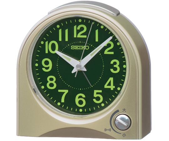 セイコー 目覚まし時計 115×115×55mm 薄金色 KR520G 1個(ご注文単位1個)【直送品】