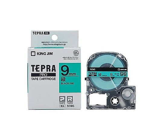 キングジム 9mm テープカセット(緑) EA761DK-92 1個(ご注文単位1個)【直送品】