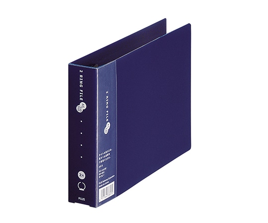 プラス 2リングファイル スーパーエコノミー A5 210枚綴じ FC-141RF NV 1個(ご注文単位1個)【直送品】