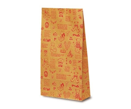 ベルベ 紙袋 洋品袋 Y-4 ベアコレクション(レッド) 1000枚 2412 1ケース（ご注文単位1ケース）【直送品】