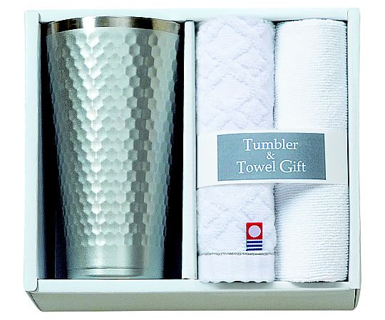 アズワン タンブラー&タオルセット TBR-033 1セット（ご注文単位1セット）【直送品】