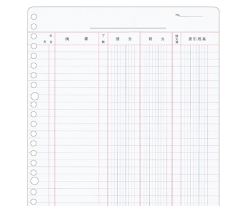 アピカ 帳簿リーフ 元帳 リフ301 1冊(ご注文単位1冊)【直送品】