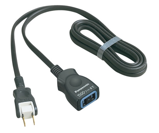 パナソニック 延長コードX 2m ブラック WHA4912BP 1個(ご注文単位1個)【直送品】