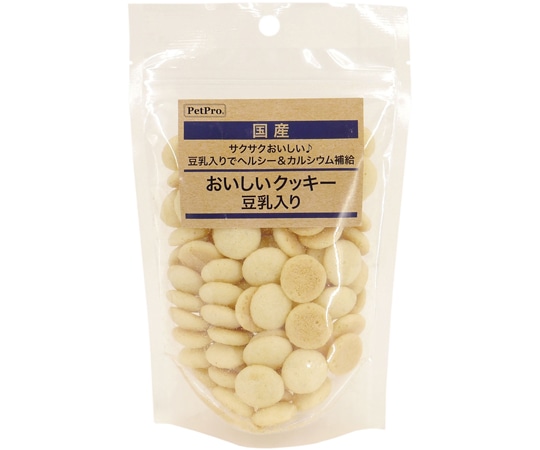 ペットプロジャパン ペットプロ 国産おやつ おいしいクッキー 豆乳入り 65g  1個（ご注文単位1個）【直送品】