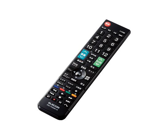 エレコム かんたんTVリモコン第2弾 日立・Wooo用 ブラック ERC-TV02BK-HI 1個（ご注文単位1個）【直送品】