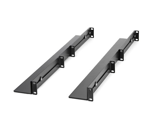 StarTech.com 19インチラックレール/1U/奥行調整可能(61cm - 91cm)/4ポスト汎用ラックマウントレール/HPE ProLiant&Dell PowerEdge互換 UNIRAILS1UB 1個(ご注文単位1個)【直送品】