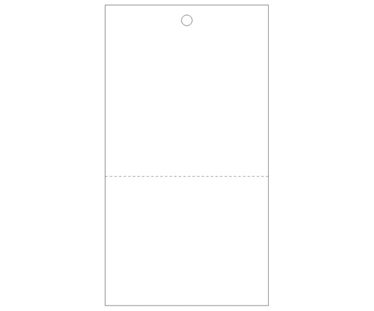 ササガワ 提札 糸なし 白無地 ミシン入 500枚入 18-1506 1箱(ご注文単位1箱)【直送品】