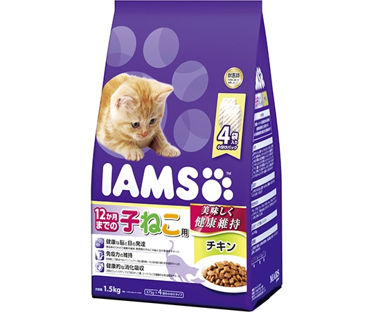 マースジャパンリミテッド アイムス 12か月までの子ねこ用 チキン 1.5kg IC211 1個（ご注文単位1個）【直送品】