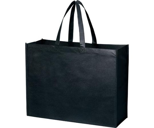 大川企画 不織布バッグ ブラック L 1パック(5枚入) B-L012 1パック(ご注文単位1パック)【直送品】