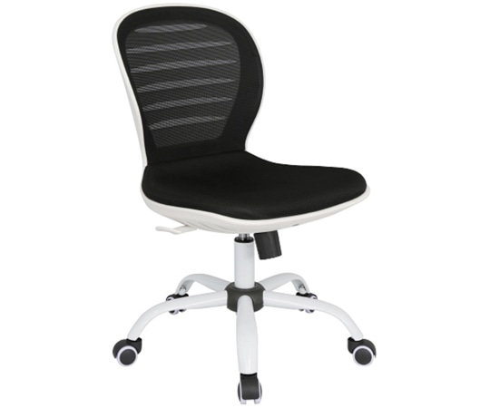 カグクロ メッシュチェアCF(肘無)背:ブラック 座:ブラック(シフォン) CF-40-BKBK 1個(ご注文単位1個)【直送品】