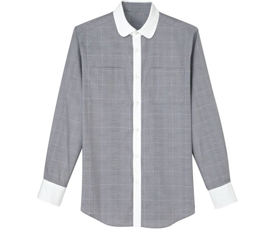 カーシーカシマ AMUS-NET 長袖シャツ グレー M AWY264 1枚(ご注文単位1枚)【直送品】