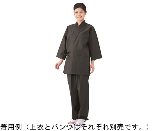 興栄繊商 寂光甚平 パンツ ブラック 3L K6070 1枚（ご注文単位1枚）【直送品】