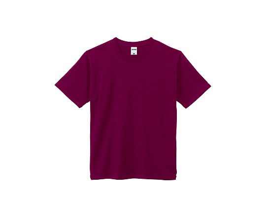 LIFEMAX スラブTシャツ バーガンディ(臙脂) XS MS1143-23 XS 1枚(ご注文単位1枚)【直送品】