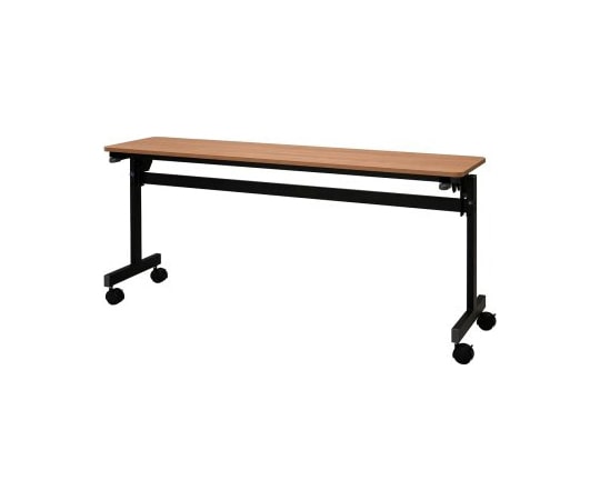 アール・エフ・ヤマカワ シンプルフォールディングテーブルⅢ W1500×D400 ウォルナット RFFT3-1540DM 1台（ご注文単位1台）【直送品】