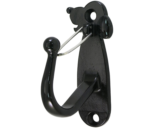 ひめじや わんこフック ブラック WAN-2BL 1個（ご注文単位1個）【直送品】