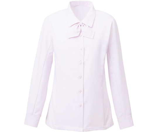 カーシーカシマ ENJOY 長袖リボンブラウス Softkarseystretch ピンク 13号 EWB386 1枚（ご注文単位1枚）【直送品】