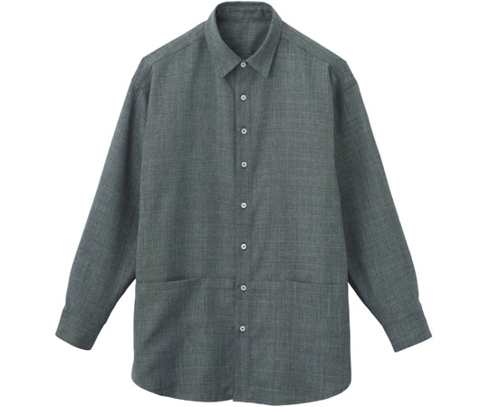 カーシーカシマ HEARTGREEN シャツブラウス Scandinavian Pattern Collection グレー S HWY011 1枚（ご注文単位1枚）【直送品】