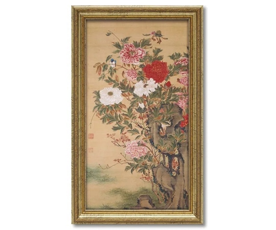 ユーパワー 伊藤 若冲｢牡丹図｣ JI-07505 1個（ご注文単位1個）【直送品】