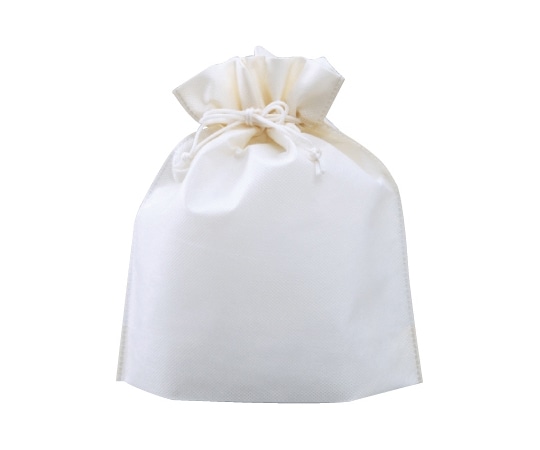 三和 不織布巾着 (大)ホワイト 1ケース(1000枚入) SW2528-1 1ケース（ご注文単位1ケース）【直送品】