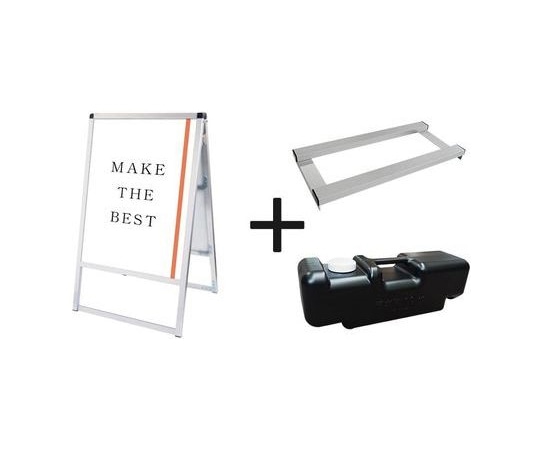 常磐精工 バリウススタンド看板 B1両面 ウエイトアーム・水タンクセット VASKAC-B1R-3SET 1個（ご注文単位1個）【直送品】