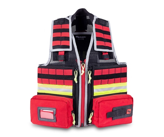 エリートバッグ メディカル専用ベスト E-VEST'S red L-XL EB02.050 1個(ご注文単位1個)【直送品】