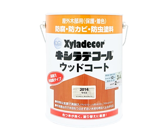 カンペハピオ(KANSAI) 水性キシラデコール ウッドコート ワイス 3.4L 97670430000 1個(ご注文単位1個)【直送品】