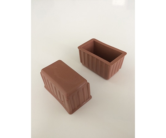 ツチノ 脚キャップ 茶 長角型 24×45mm 51-111 1パック(ご注文単位1パック)【直送品】
