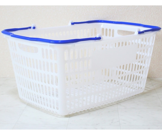 大和産業 買い物かご ナチュラル把手ロイヤルブルー 5個入 SL-20 1セット（ご注文単位1セット）【直送品】