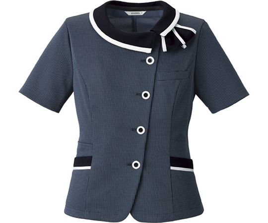 ボンマックス オーバーブラウス AJ0854 ブルーグレイ 17号  1枚（ご注文単位1枚）【直送品】