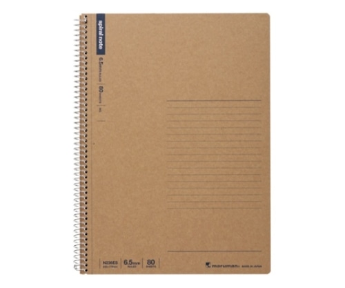 マルマン スパイラルノート 6.5mm罫×32行 80枚 N236ES 1冊(ご注文単位1冊)【直送品】