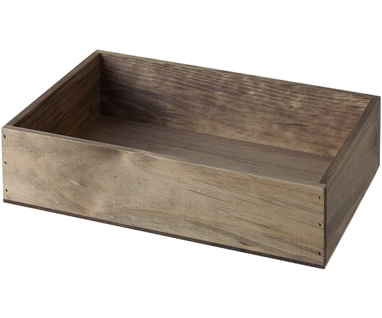 アズワン 木製ディスプレイボックス 40×28×10cm ライトオーク 61-778-37-4 1台（ご注文単位1台）【直送品】