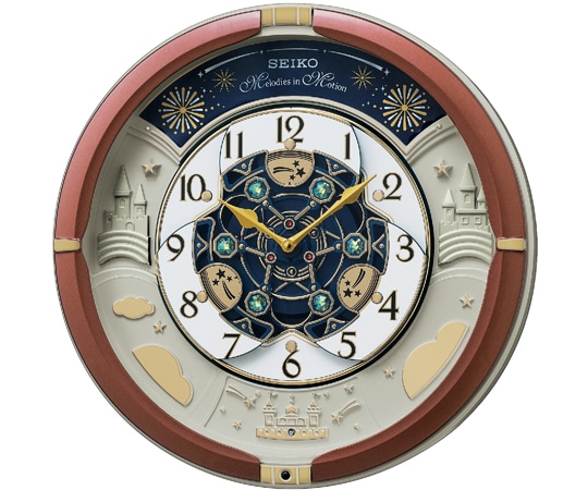 セイコー からくり時計 φ390×96mm RE601B 1個(ご注文単位1個)【直送品】