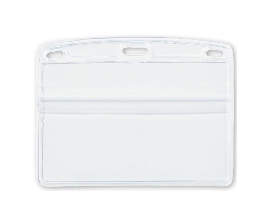 オープン工業 名札用ケース ソフトヨコ名刺 チャック付 10枚 NX-105 1袋(ご注文単位1袋)【直送品】