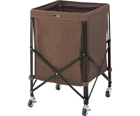 東谷 フォールディングバスケットワゴン ブラウン MIP-74BR 1個（ご注文単位1個）【直送品】