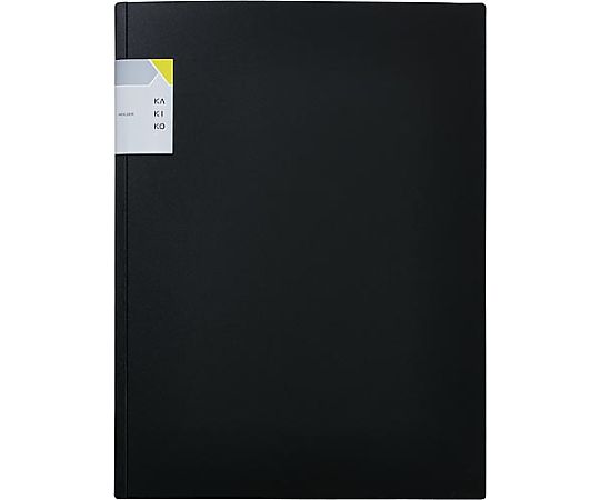 キングジム カキコホルダー2ポケット 黒 8647クロ 1枚(ご注文単位1枚)【直送品】