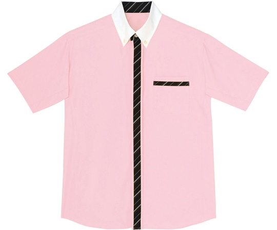 カーシーカシマ AMUS-NET シャツブラウス 防透 UVケア ピンク LL ASY226 1枚（ご注文単位1枚）【直送品】