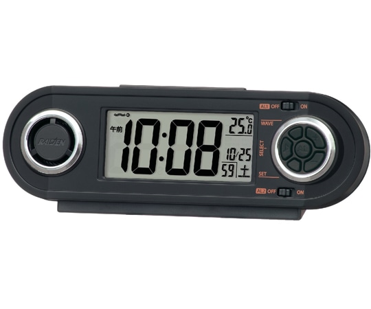 セイコー 大音量電波目覚まし時計 62×186×46mm NR537K 1個(ご注文単位1個)【直送品】