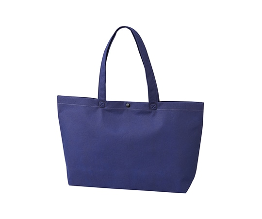 アズワン 不織布バッグ 船底ホック付きA4横 紺 1箱(100枚入) LC0529AD00 1箱(ご注文単位1箱)【直送品】