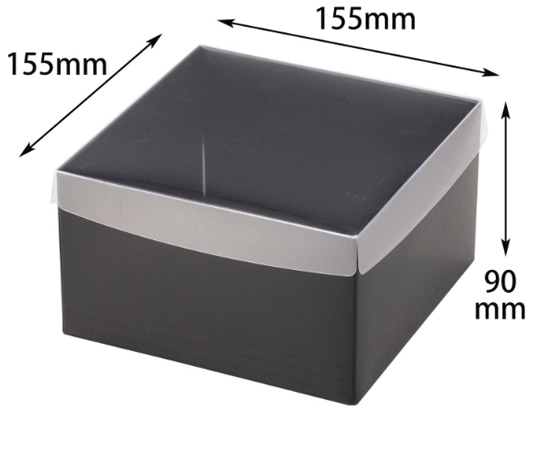 ヤマニパッケージ 贈答箱 Cスクエア90(M) 100枚 16-132 1ケース（ご注文単位1ケース）【直送品】
