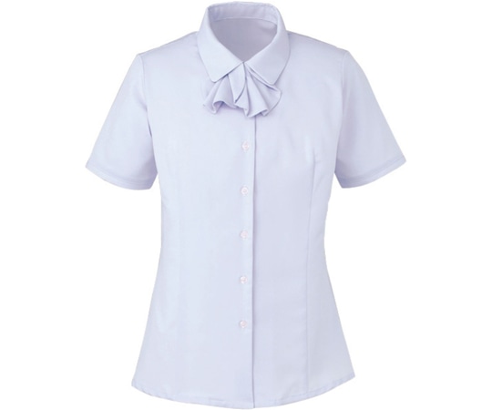 カーシーカシマ ENJOY 半袖ブラウス AIR CON PIQUE ブルー 7号 ESB444 1枚（ご注文単位1枚）【直送品】